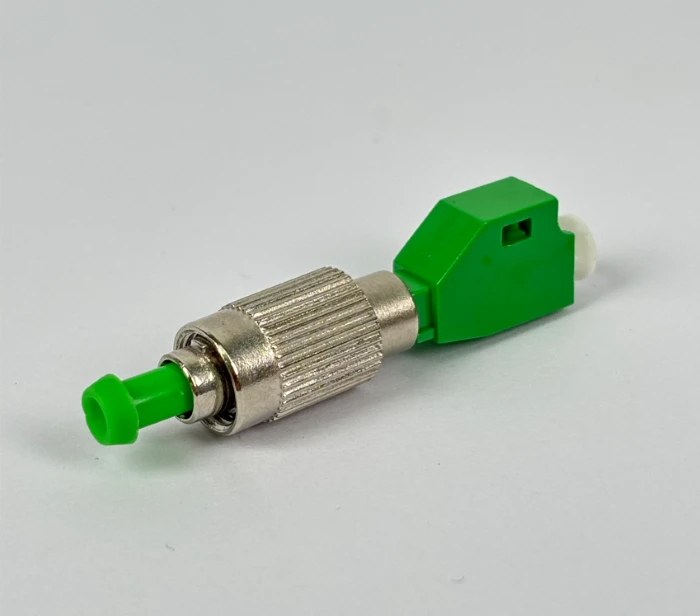 FC/APC Male To LC/APC Female Hybrid Fiber Adapter