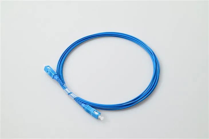Fiber Optic Patch Cord SC TO SC SIMPLEX BLUE