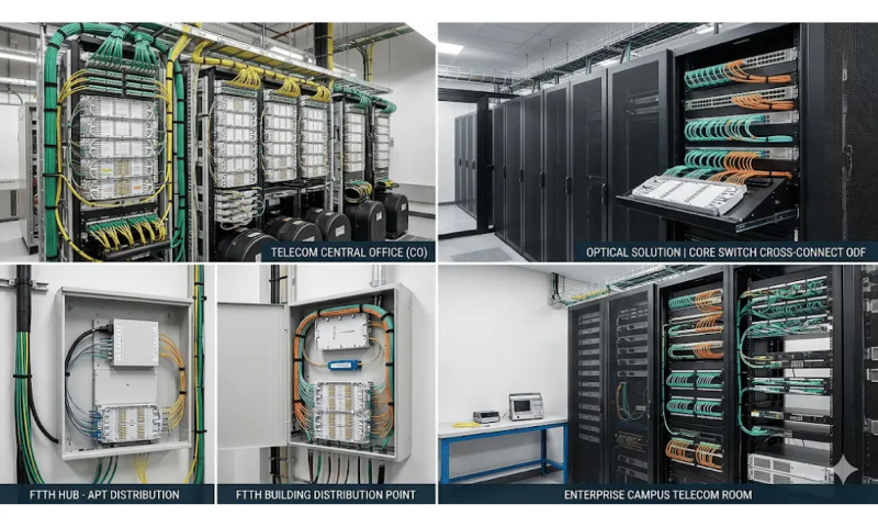 Difference between an optical distribution frame and a fiber patch panel in fiber optic networks Difference between an optical distribution frame and a fiber patch panel in fiber optic networks