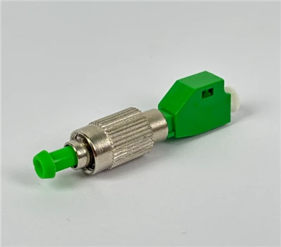 FC/APC Male To LC/APC Female Hybrid Fiber Adapter