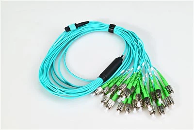 24-Fiber MTP to FC APC OM3 Patch Cord for 40G Data Center Network Migration