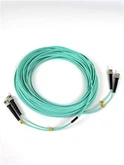 Fiber Optic Patch Cord ST UPC TO ST UPC DUPLEX OM3