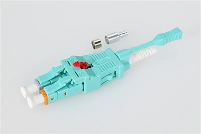 LC OM3 Uniboot Duplex Connector